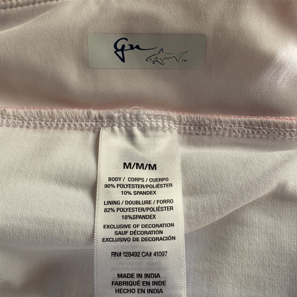 Greg Norman golf skort white with pink accents - Picture 8 of 8